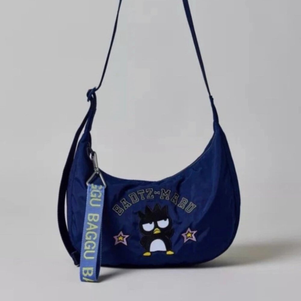 BAGGU X Hello Kitty Urban Exclusive Badtz-Maru Medium Nylon Crescent Bag